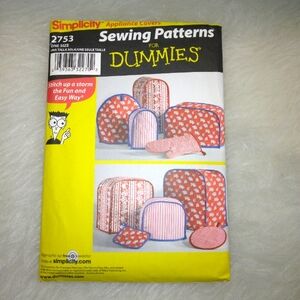 SIMPLICITY 2753 Appliance Covers Sewing For Dummies